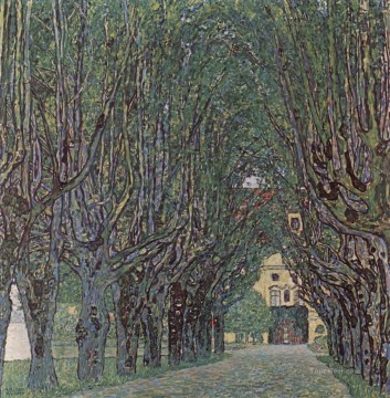 symbolism Painting - Wegim Parkvon Schlob Kammer Symbolism Gustav Klimt